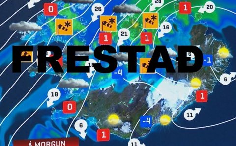 Eftirmál óveðurs - frestun á fundi