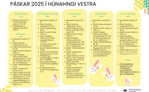 Páskar í Húnaþingi vestra