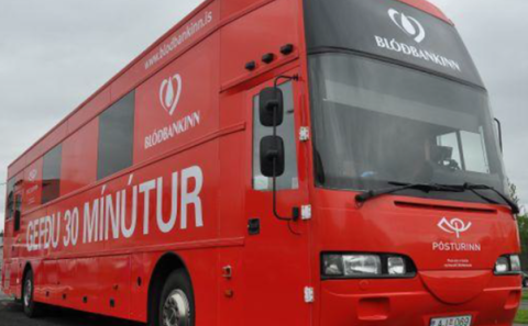 Blóðbankabíllinn á Hvammstanga 24. september