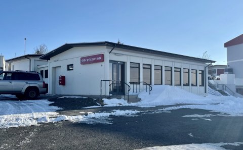 Húsnæði Póstsins á Hvammstanga.