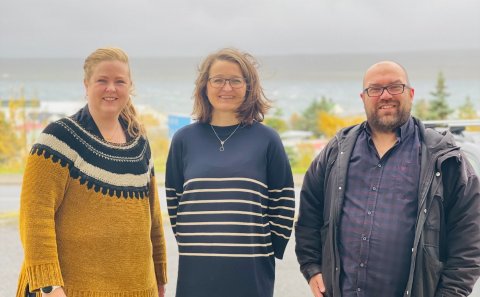Sæunn Stefánsdóttir, forstöðukona stofnunar Rannsóknasetra Háskóla Íslands, Unnur Valborg Hilmarsdót…