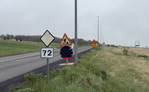 Vegaframkvæmdir á Hvammstangavegi