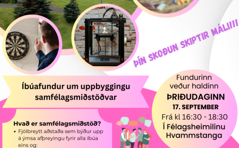Íbúafundur um samfélagsmiðstöð